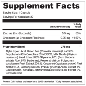 AquaFit Ingredients